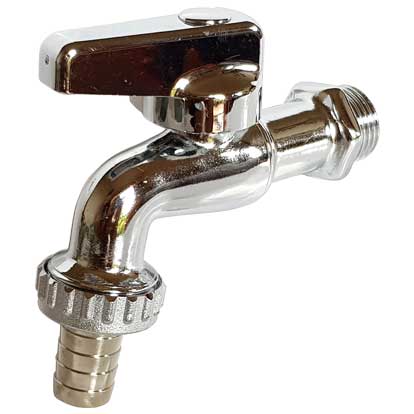 Chrome Hose Bibcock 1/2