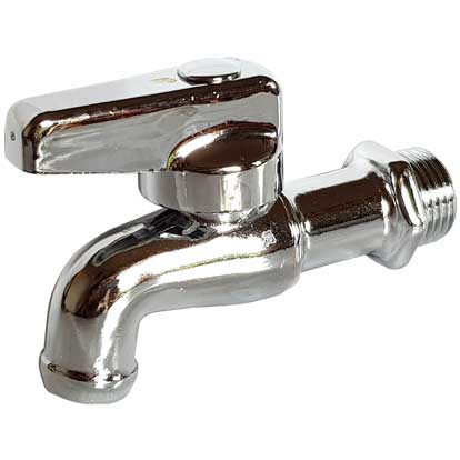 Chrome Plain Bibcock 1/2