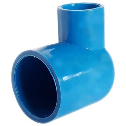 In-House Blue PVC Elbow Reducer