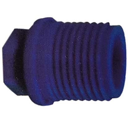 In-House Blue PVC Male Plug